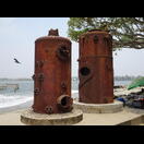 Diese Dampferzeuger versorgten von 1956 an für 20 Jahre das Trockendock von Cochin